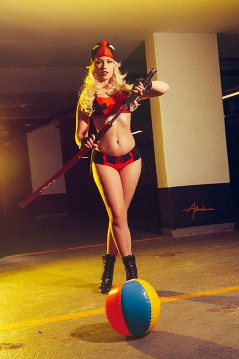 Deadpool Cosplay Costume Sexy For Halloween 15070265